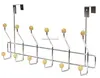home basic clothes hanger hook over door metal