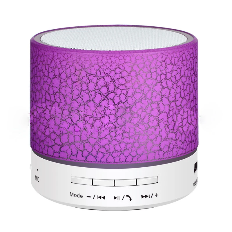 Promotion Products Gift Products Portable Mini Colorful LED Light Blue-tooth Speaker with FM Radio A9 wireless Speakers - ANKUX.COM