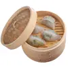 2 Tier Bamboo wood steamer