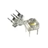 New product epistar chip white super flux 5mm piranha led triple four chip