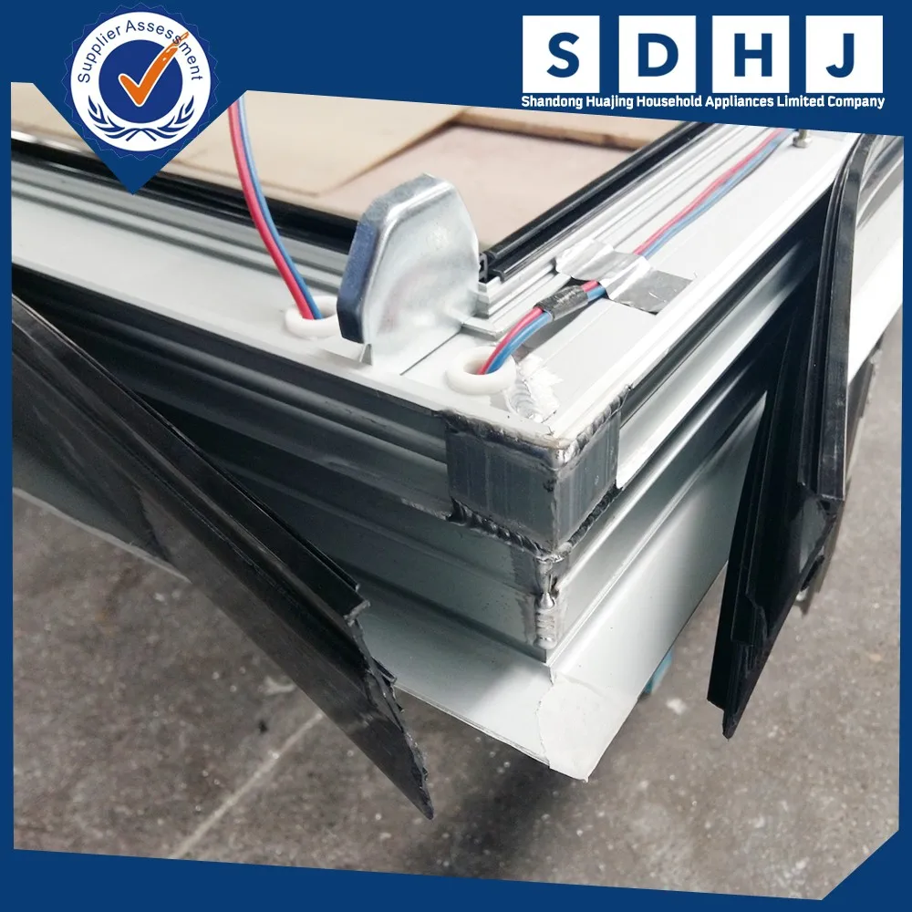 Supermarket fridge glass door manufacturer