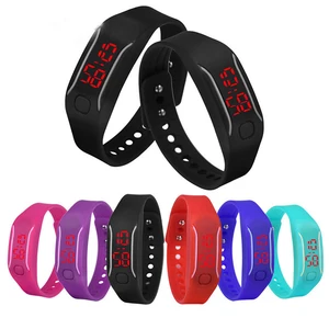 Mens LED Digital Watch Popular Brand Women Unisex Candy Silicone LED Watch Sports Male Watches Hot Sale Clock Relojes
