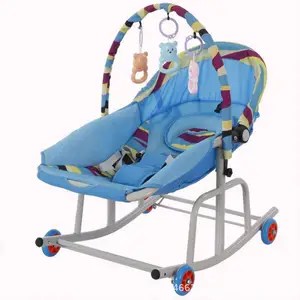 Image of Baby Music Nursery Rocking Chair Child Toy Rocking Chair Baby Rocking Horse Infant Seat Bouncer Swing Cradle Recliner Bouncer