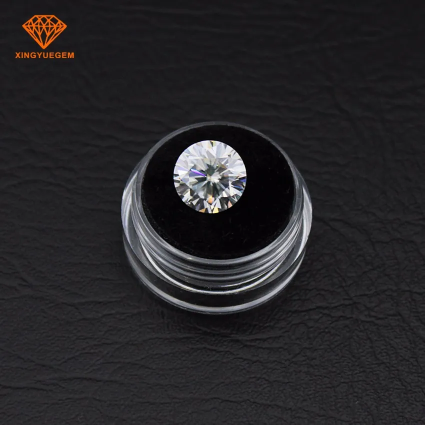 

Wholesale Price 1ct  Round Cut E F G H VVS Clarity Lab Grown Loose Moissanite Diamond Test Positive, White