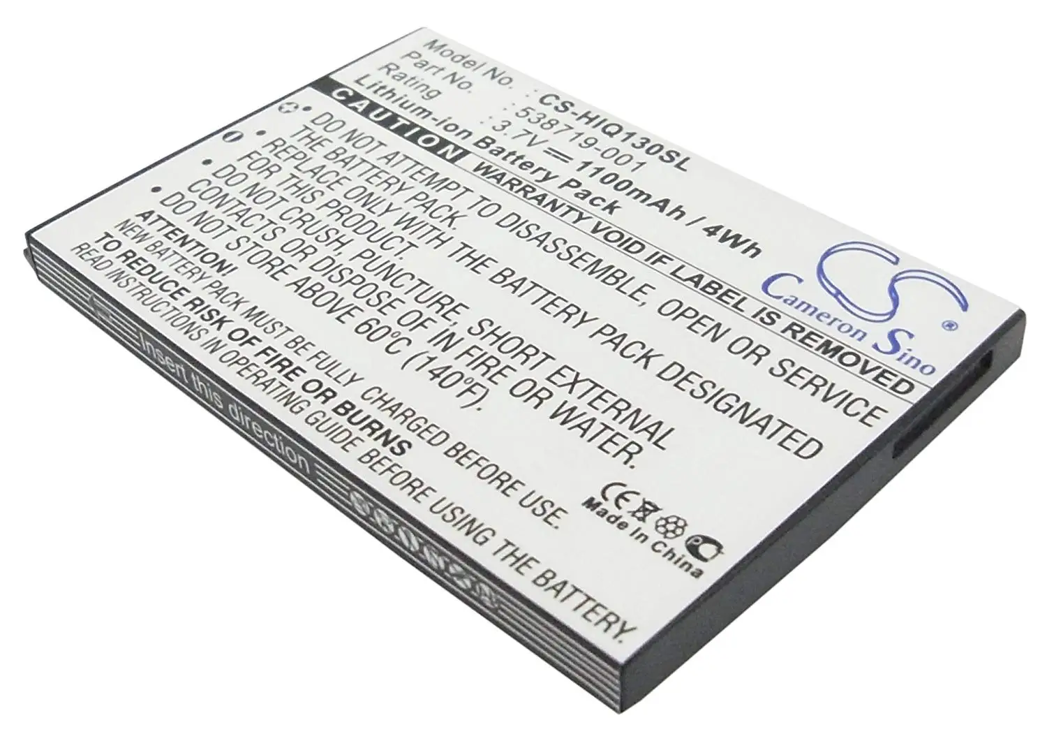 Get Quotations · VINTRONS Replacement Battery For HP iPAQ Glisten, iPAQ K3,  K3