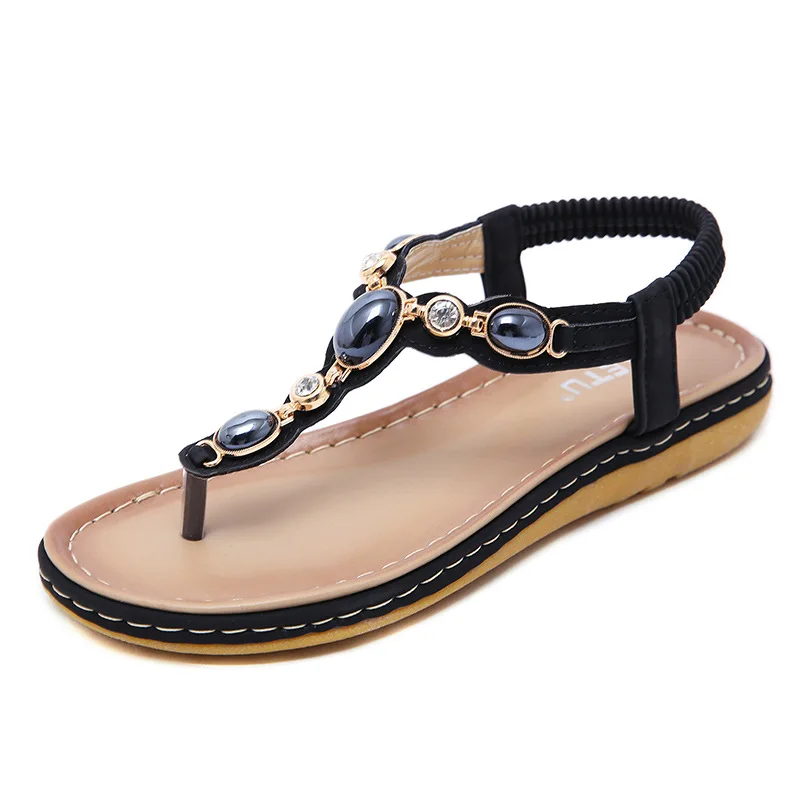 

Wholesale Classic Slippers Summer Beach Flip Flop Casual Flat Shoes Women Fashion Sandals, Black/pink/brown