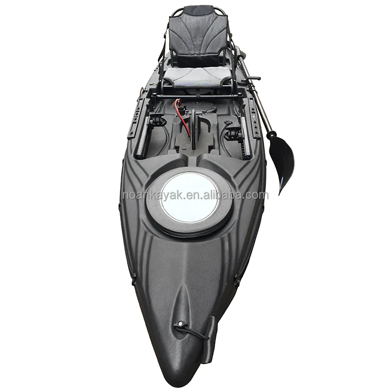 
3.6Meter Single fishing kayak sit on top electric motor and pedal kayak 