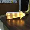 Creative Arrow Sign Shape Warm White LED Decoration Light,AA Batteries Powered Party Festival Table Wedding Lamp Night Light