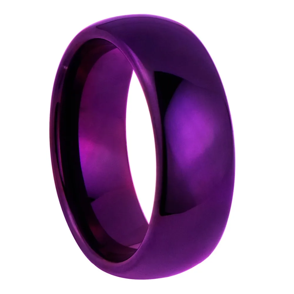 purple garnet ring