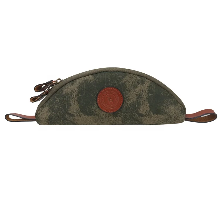 

HIBO large size canvas deluxe fly wallets fly fishing equipment, Light brown