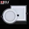 New Design Double Acrylic Shape Round Led Light 6w standard sizes motion sensor led round Ceiling panel Down light housing