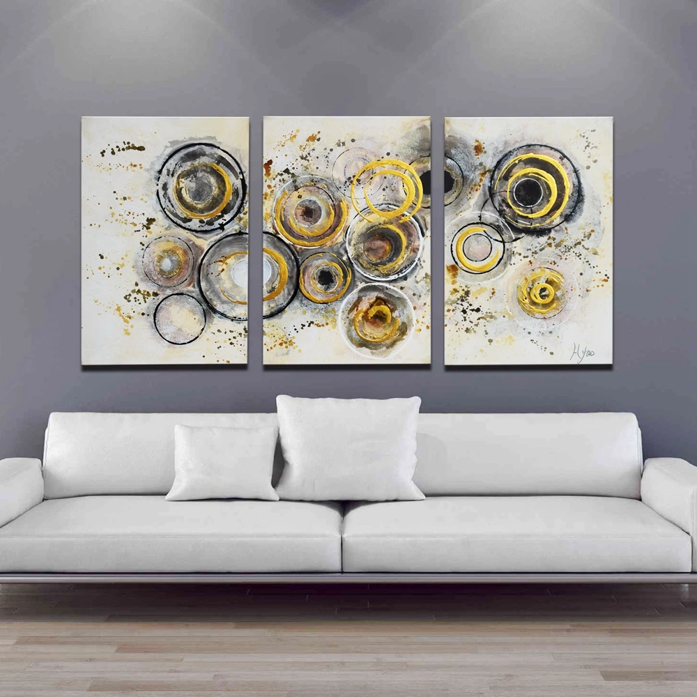 Modern Artwork Antique Astract Painting Wall Hanging Decorations