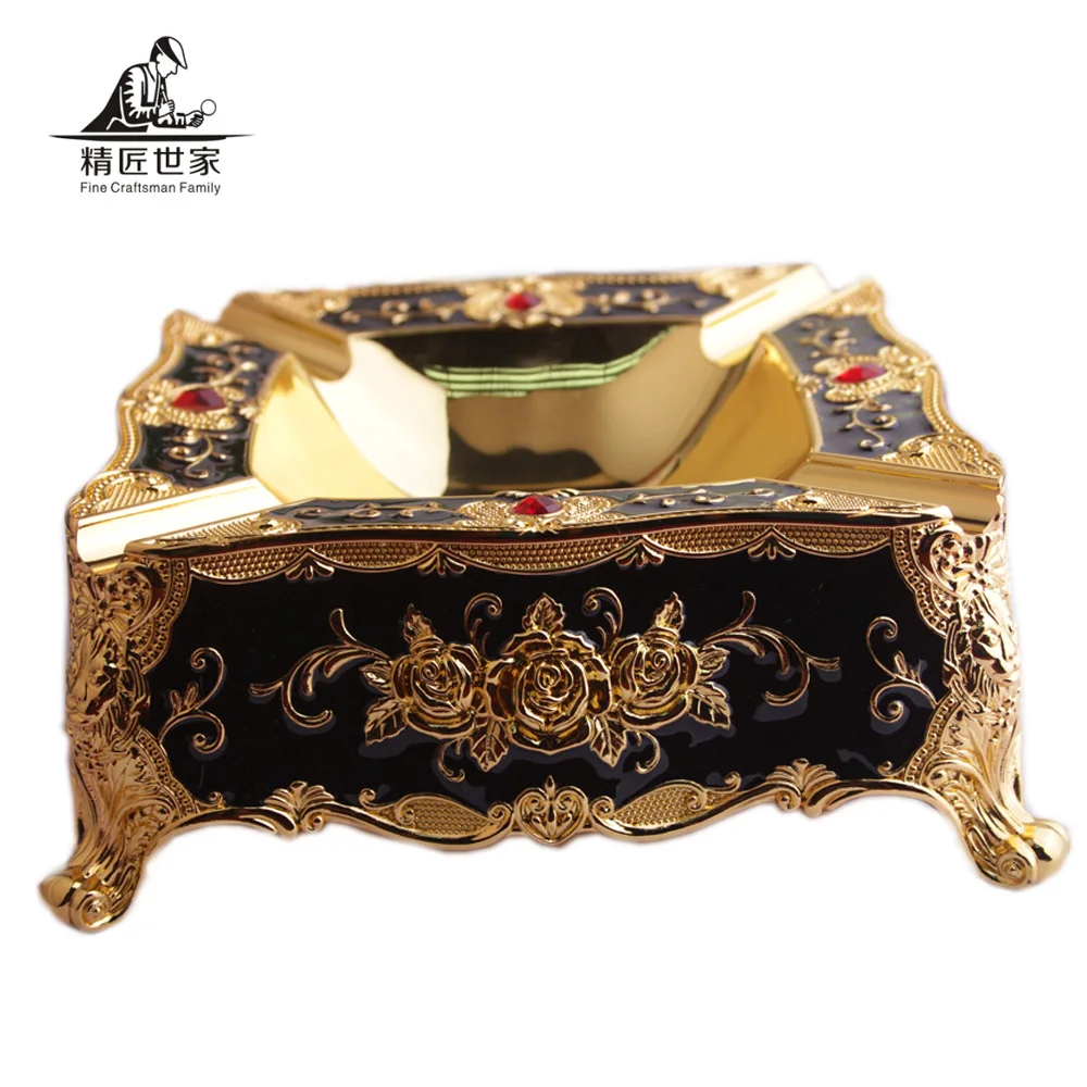 

Luxury Standing Customized logo Cigar Ashtray, 9 colors for choose