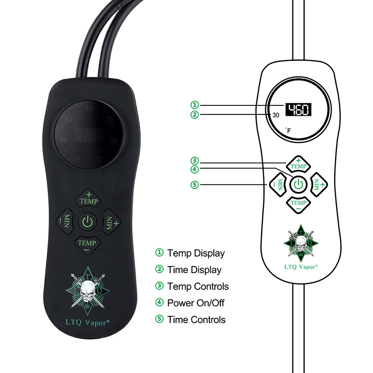 
LTQ Vapor Newest Vaporizer I Enail Coil Dab Rigs Digital 220V/110V DIY Vaporizer 