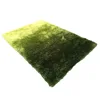 New design home decor area size polyester green fading color tapete shaggy