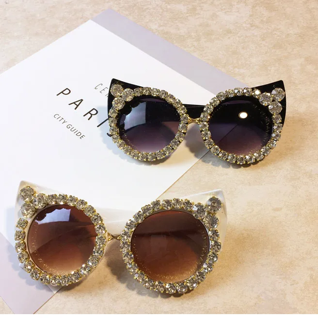 

2019 Women Glasses Bling Women Fashion Sunglasses SS17