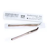 

Lovbeauty EO Gas Sterilized Golden Rose Luxury Disposable Microblading Pen Blister Packing Hand Tool