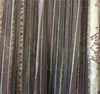 100 polyester high quality new design European windows curtain sheer blackout tulle fabric for the living room