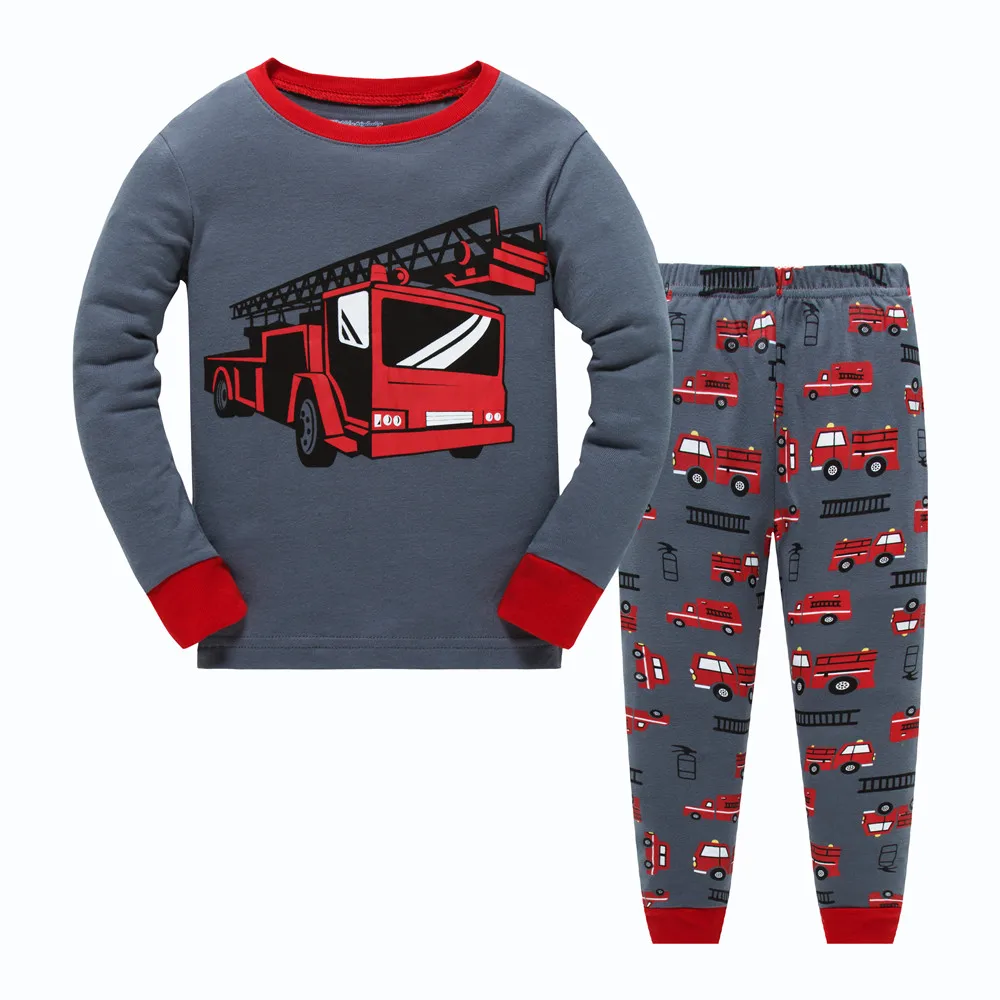 

car design boys 2 year old to 7 wear top quality kids cotton pajamas children, As picture