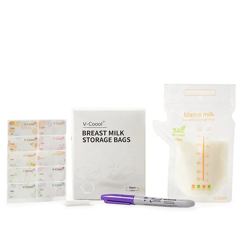 

In stock 150ml 200ml breast milk storage bags lansinoh for small baby