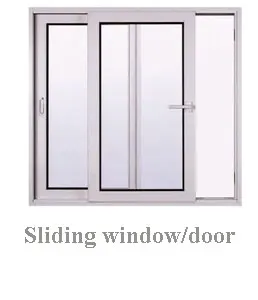 aluminum frame tempered glass bifold door bi fold screen door