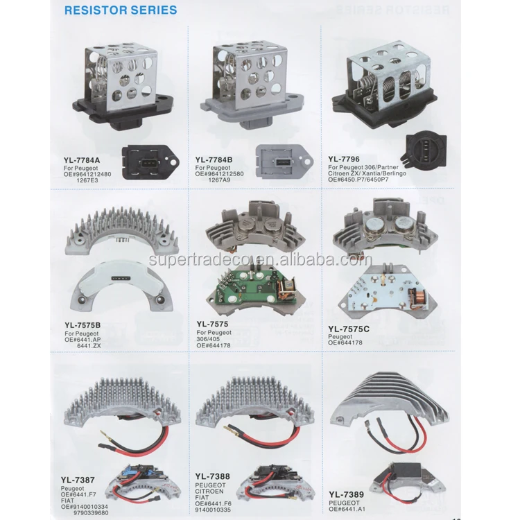 A0018216960 High Quality Car Air Conditioning Resistor For Mercedes