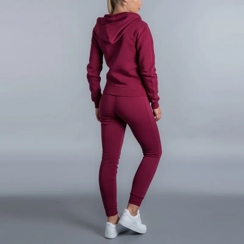 Custom High Quality Women Cotton Stretch Better Jogger Suits Bodybuilding Slim Fit Plain