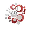 Creative DIY Acrylic Mirror Displays Colors Wall Wall Wall Clock