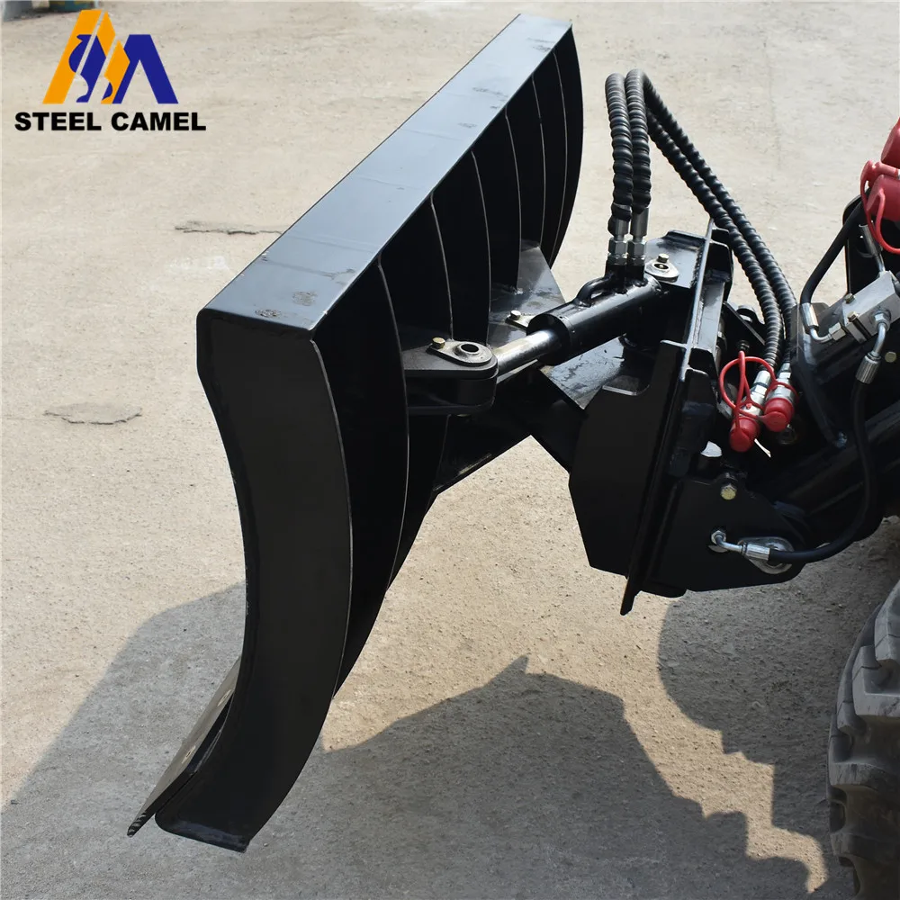 1100mm1800mm Wide Front Dozer Blade For Skid Steer Loader And