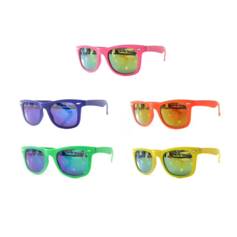 

Fashionable colorful retro wholesale kids sunglasses, Any color can be customized