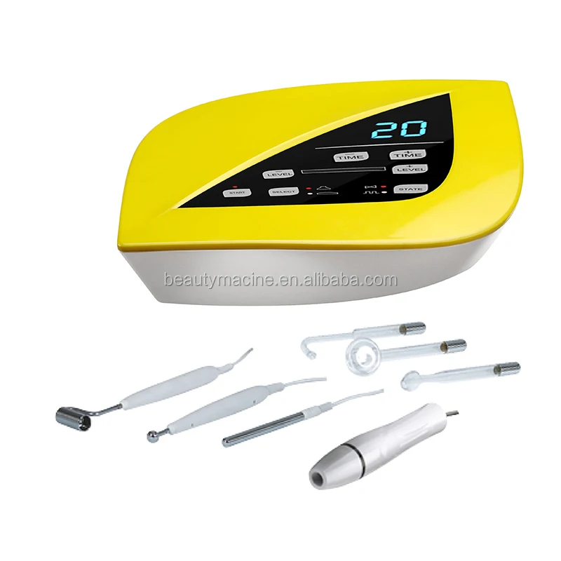Radium Beauty Personal Care Home Use Facial Equipment With HF High Frequency Violet Ray And Galvanic Facial Spa Machine Beauty