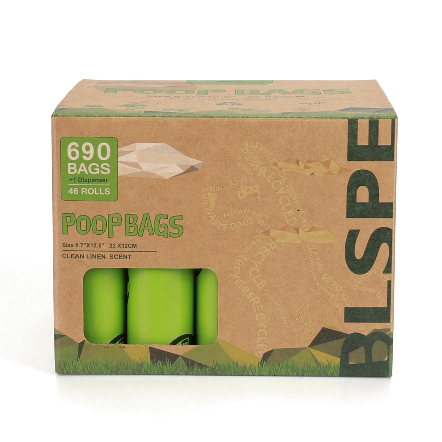 690 bags 46 rolls biodegradable compostable dog poop bag