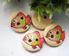 Specializing In The Production Of Logs Environmental Protection Wood Button