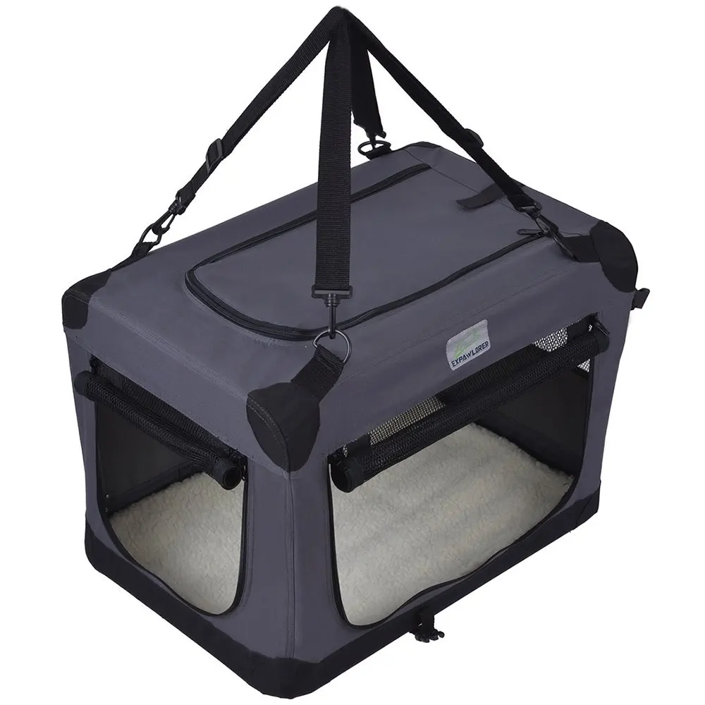 Indoor/outdoor Huisdier Thuis Inklapbare Opvouwbare Hond Krat Deluxe