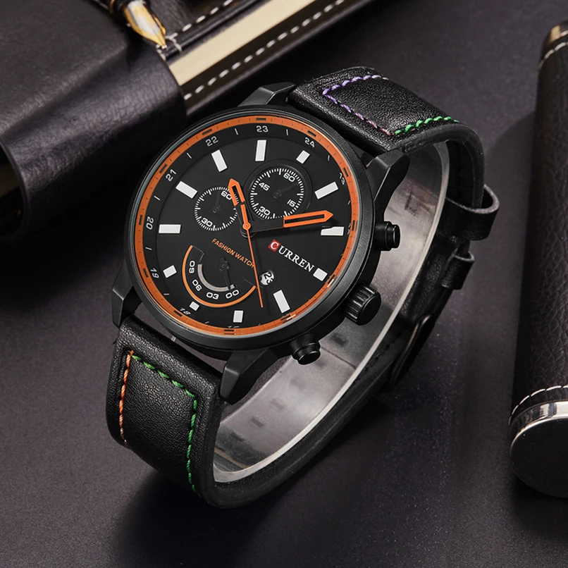 

Curren8217 Men's Fashion Casual Sport Quartz Watch Mens Watches Top Brand Luxury Leather Drop Shipping Wristwatch