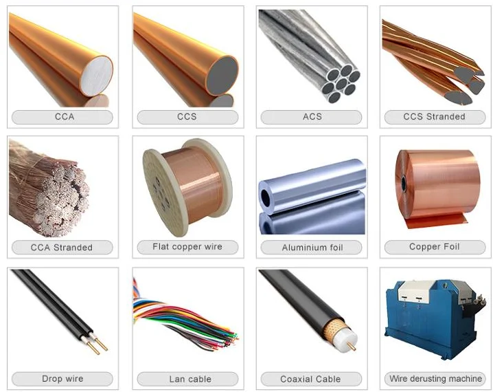 High Strength Stranded Ccs Copper Clad Steel Wire Copperclad Steel
