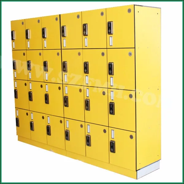 
Decorative employee hpl key lock locker 