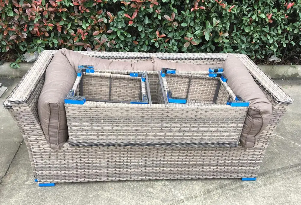 
2019 new design outdoor rattan furniture garden sofa patio furniture 