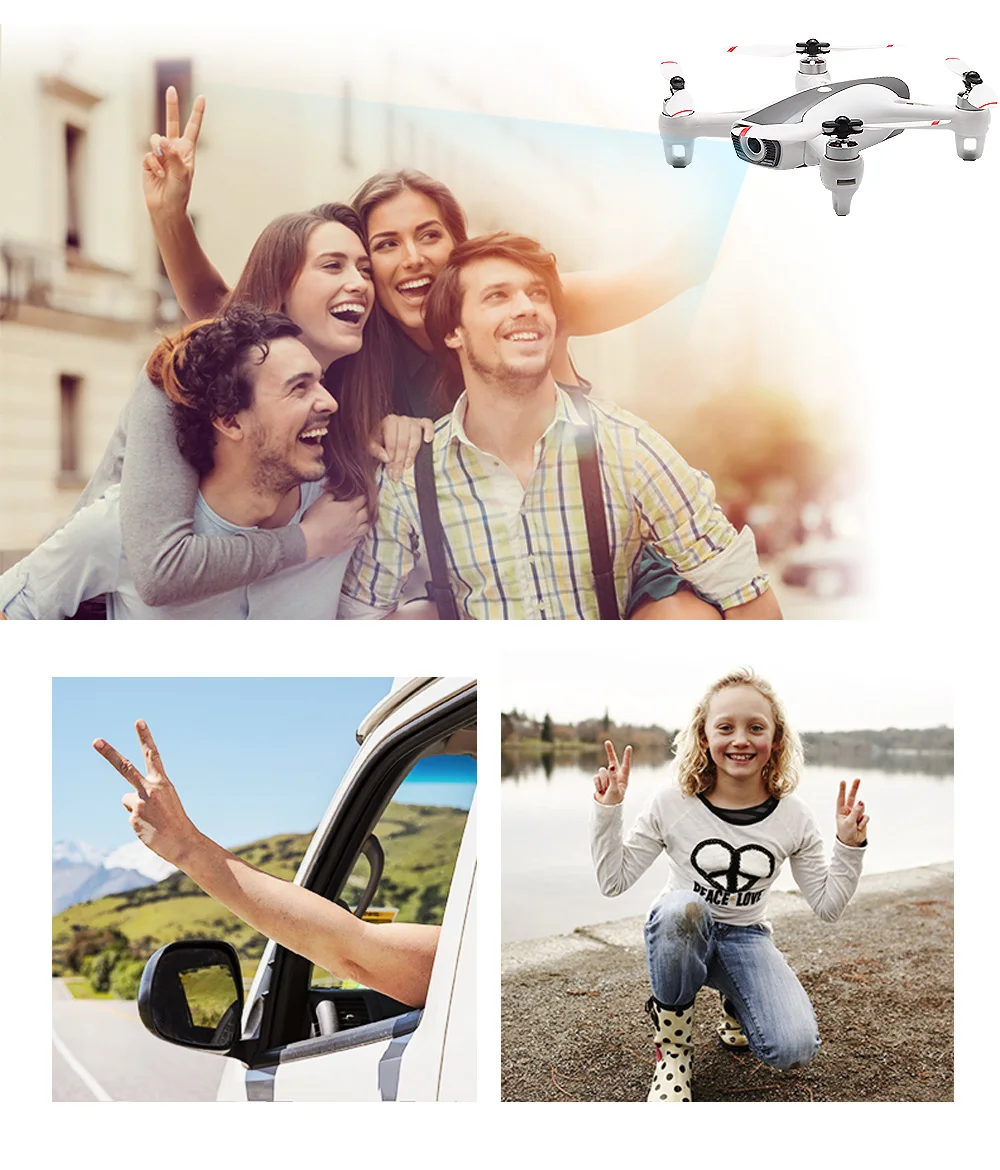 HOSHI-Dron Syma W1 con GPS, 5G, Wifi, 1080P, HD, cámara ajustable, Dron profesional