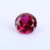 shininggems factory made round shape synthetic ruby and sapphire gems stone