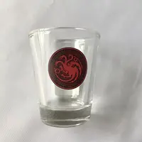 

50ml 2oz custom make liquor glass shot glass with print logo glasses