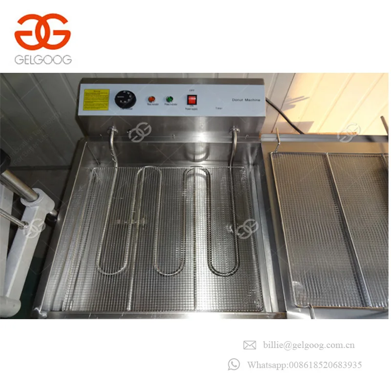 2017 Top Selling Donut Glazing Gas Doughnut Machinery Mini Donut