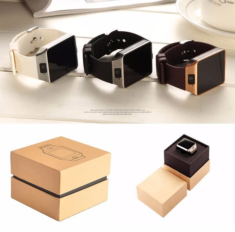 

free DHL real pedometer wholesale Smart Watch DZ09 SIM Card Smartwatch Sport wristwatch for iPhone Android Smart watch phones, Gold;gray and black