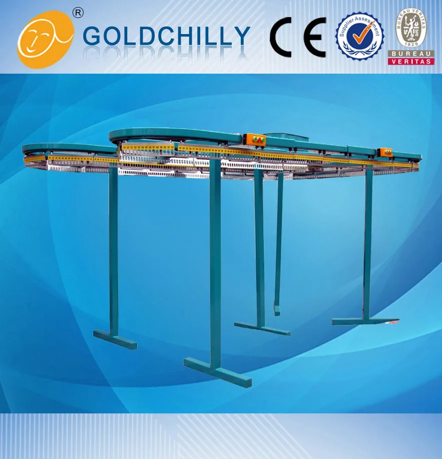 Automatic Laundry Used Clothes Conveyor Dry Cleaning Conveyor For Sale