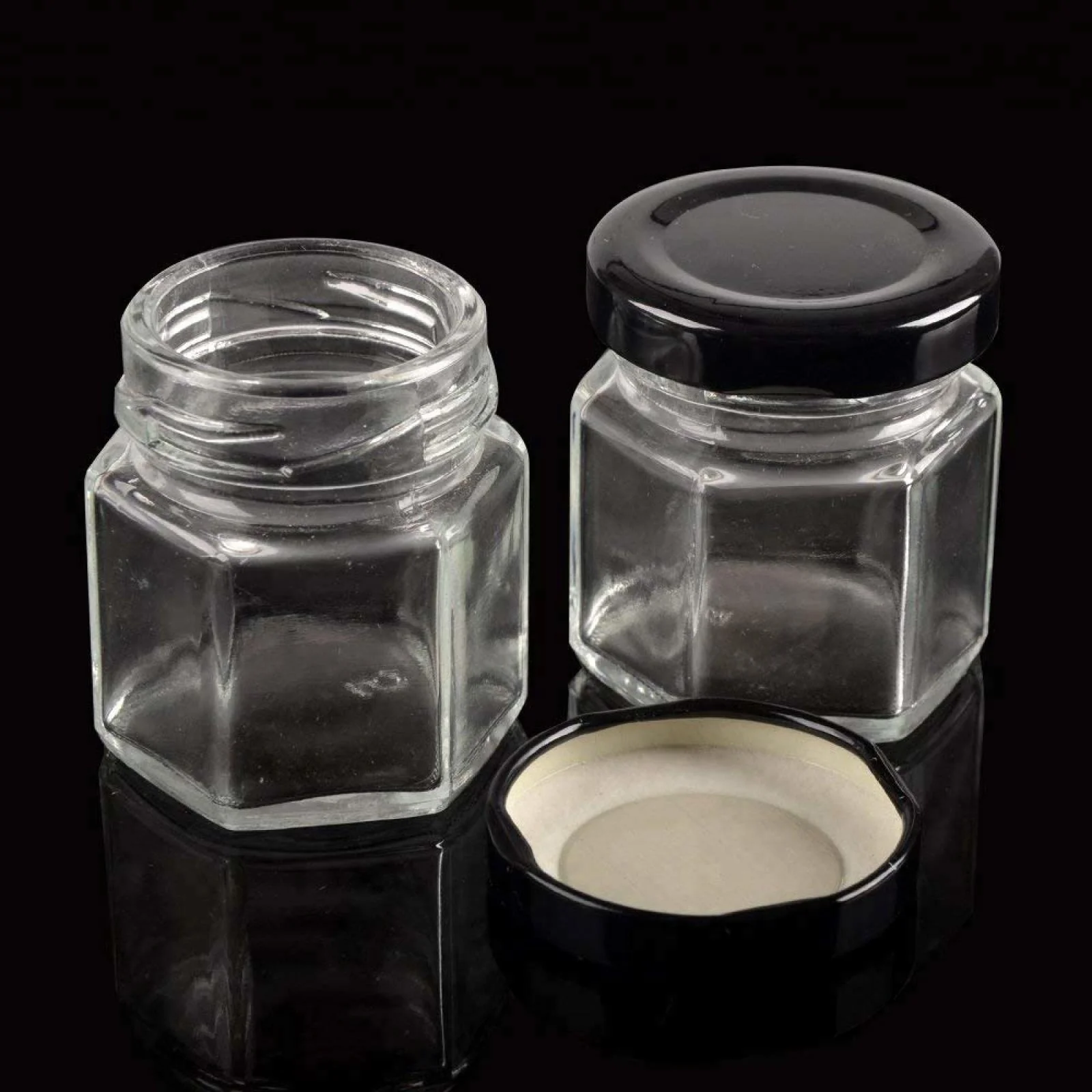4 Oz Glass Jars Frosted Glass Straight Sided Jars With Lined Aluminum