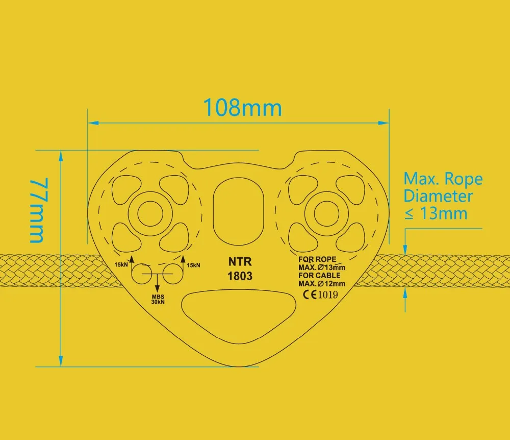 Aluminum Speed Double Zip Line Pulley Buy Speed Pulley,Zip Line Pulley,Double Pulley Product