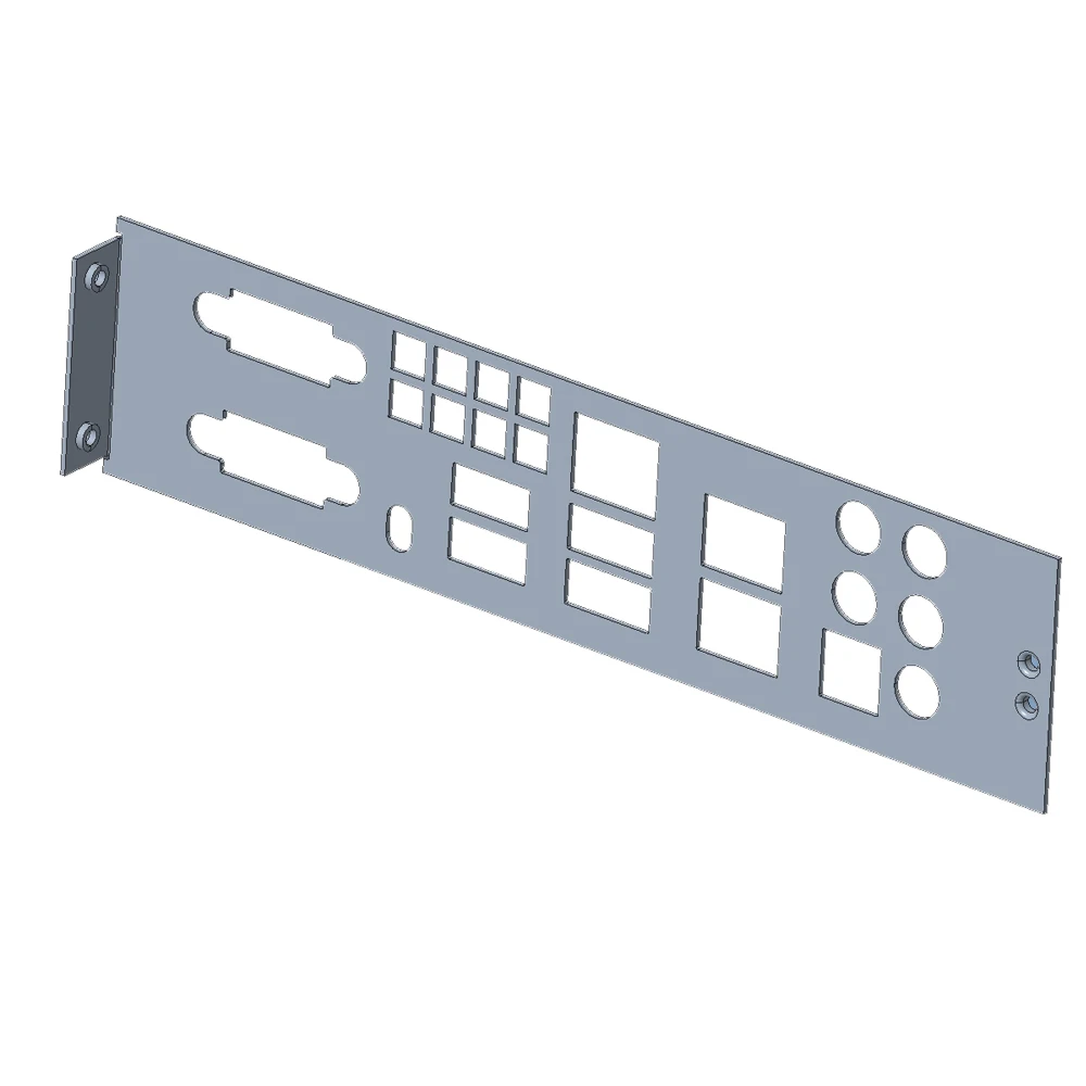 1u Chassis Io Shield With Conductive Foam Buy Io Shield,Oem Metal