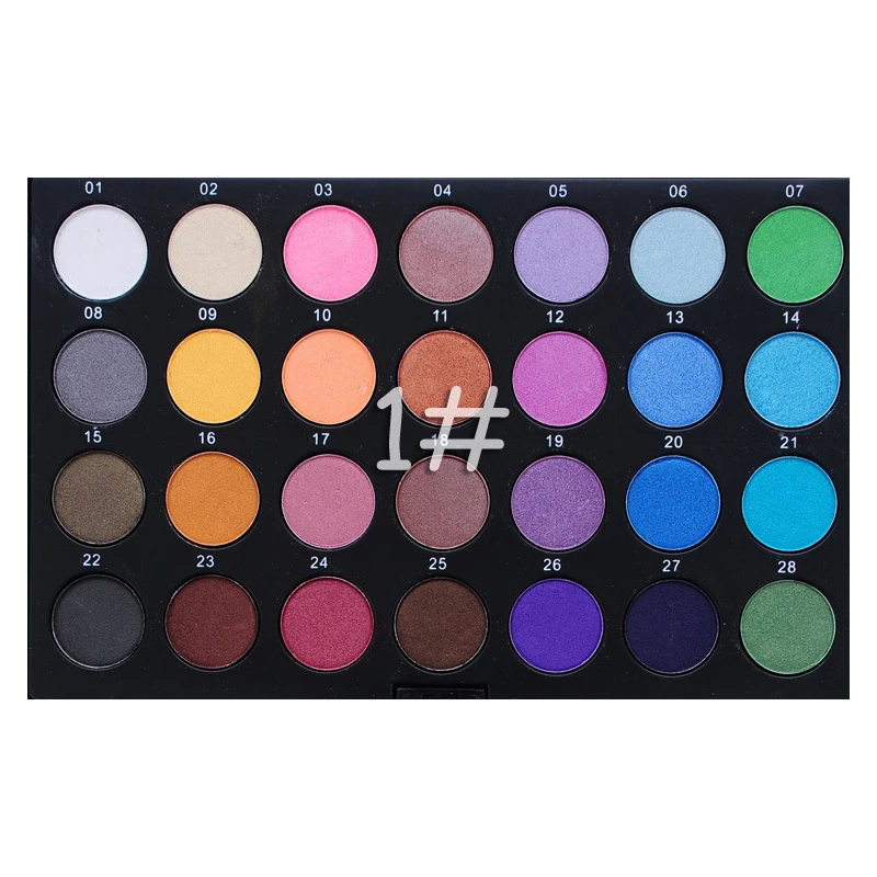 

Customize wholesale FDA private label high quality 28 color eyeshadow palette