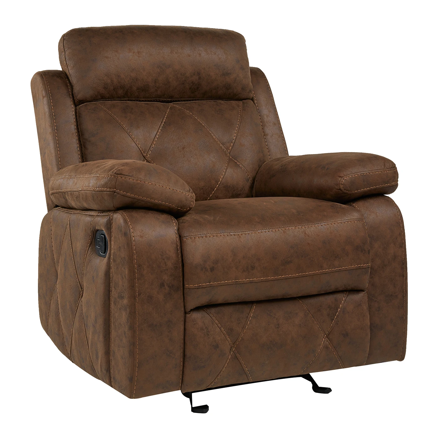 Frank Furniture Italy Leather Recliner Chair Brown Color Leather