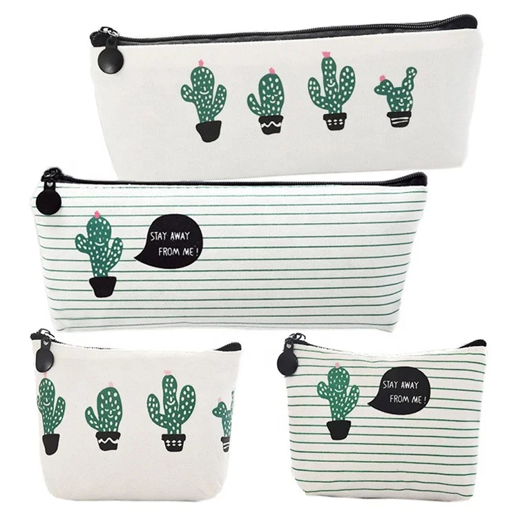 

OEM Factory Price Wholesale High Quality custom printed cotton canvas cosmetic bag, Customized